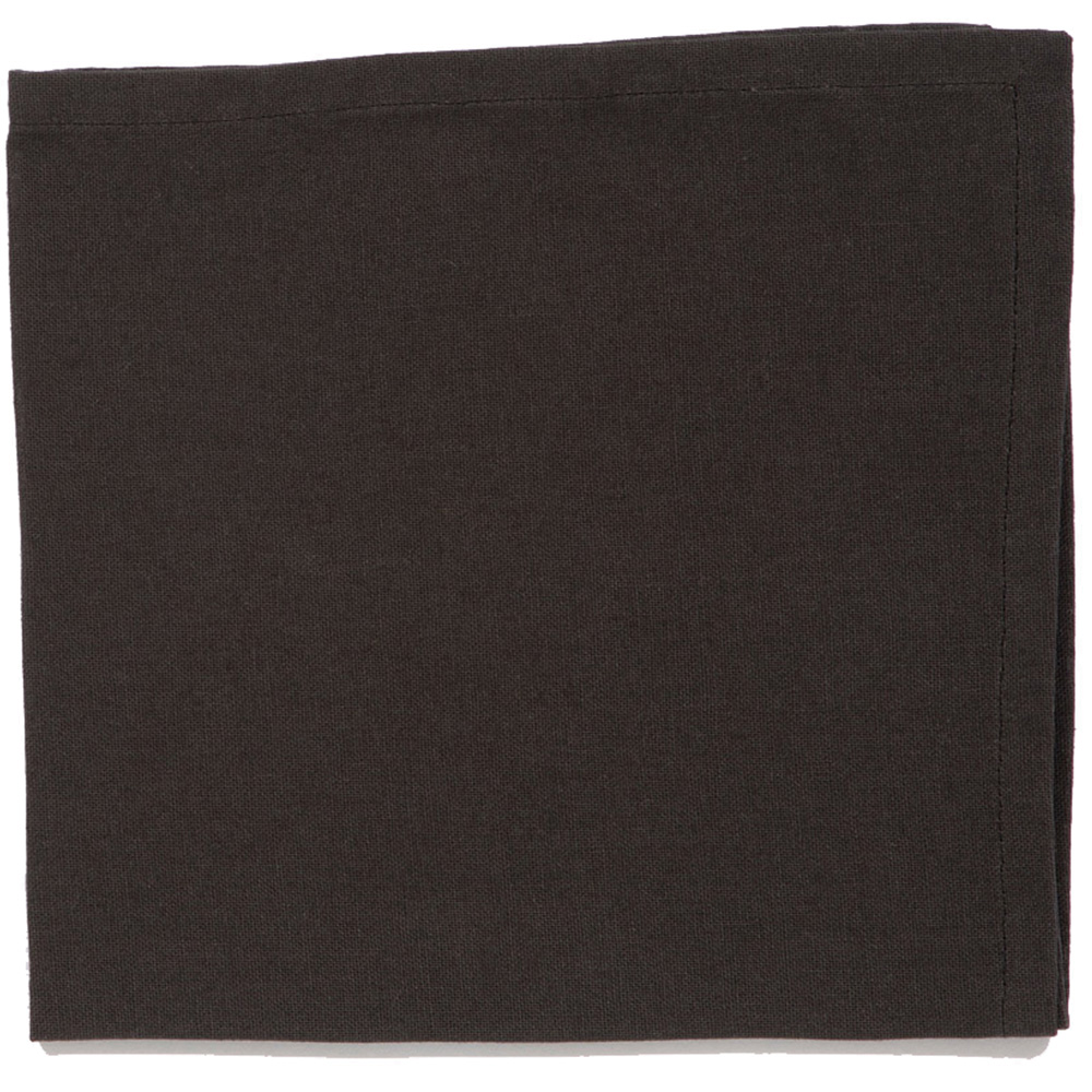AVON Black Cotton Napkins 45 x 45cm 2 Pack Image 1