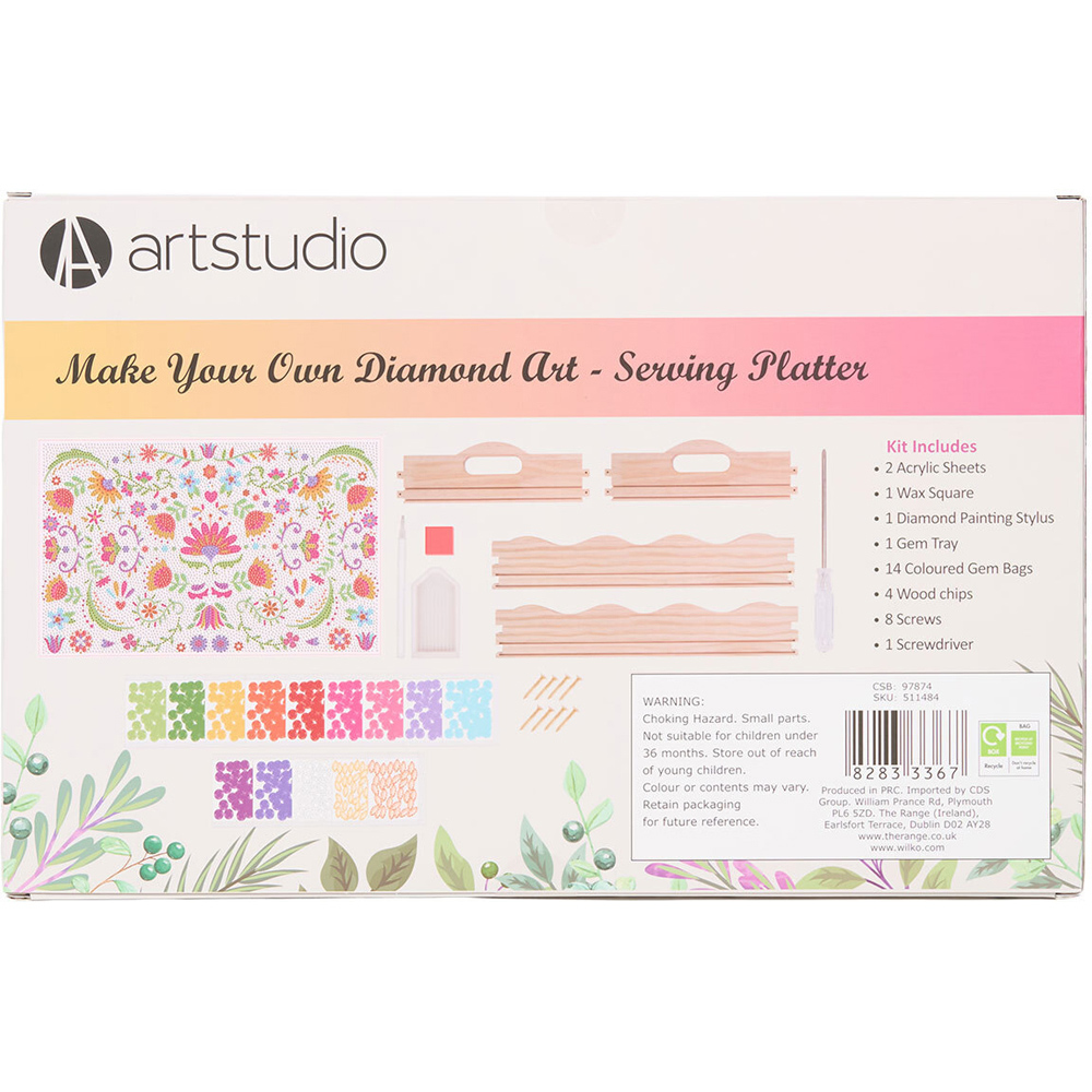 Make Your Own Serving Platter Diamond Art Kit Image 4