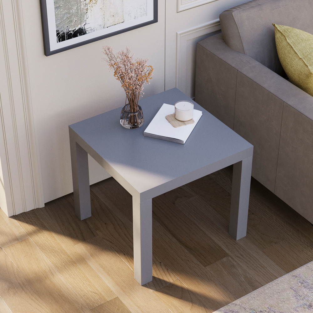 Vida Designs Beeston Grey Side Table Image 8