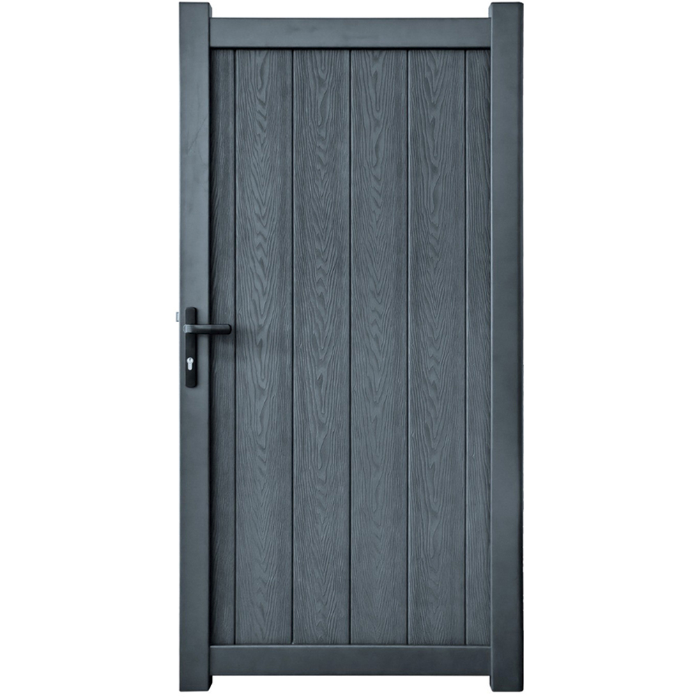 Readymade Gates Grey Aluminium Composite Vertical Infill Pedestrian Gate 1800 x 850mm Image 1