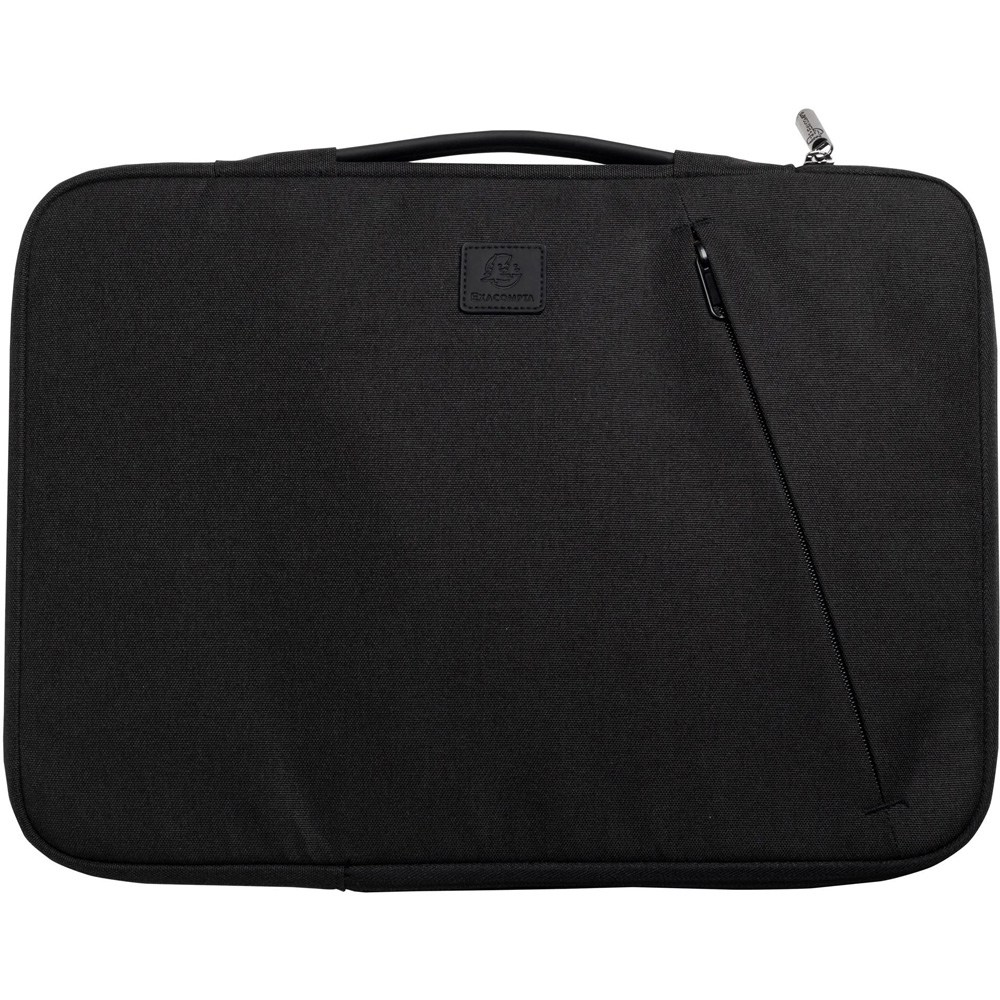 Exacompta Black 13-14 inch Padded Laptop Sleeve Image 3
