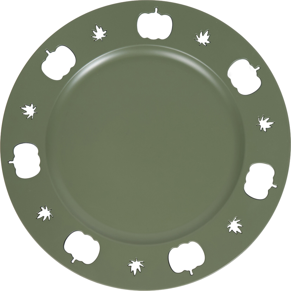 Pumpkin Charger Plate Image 6