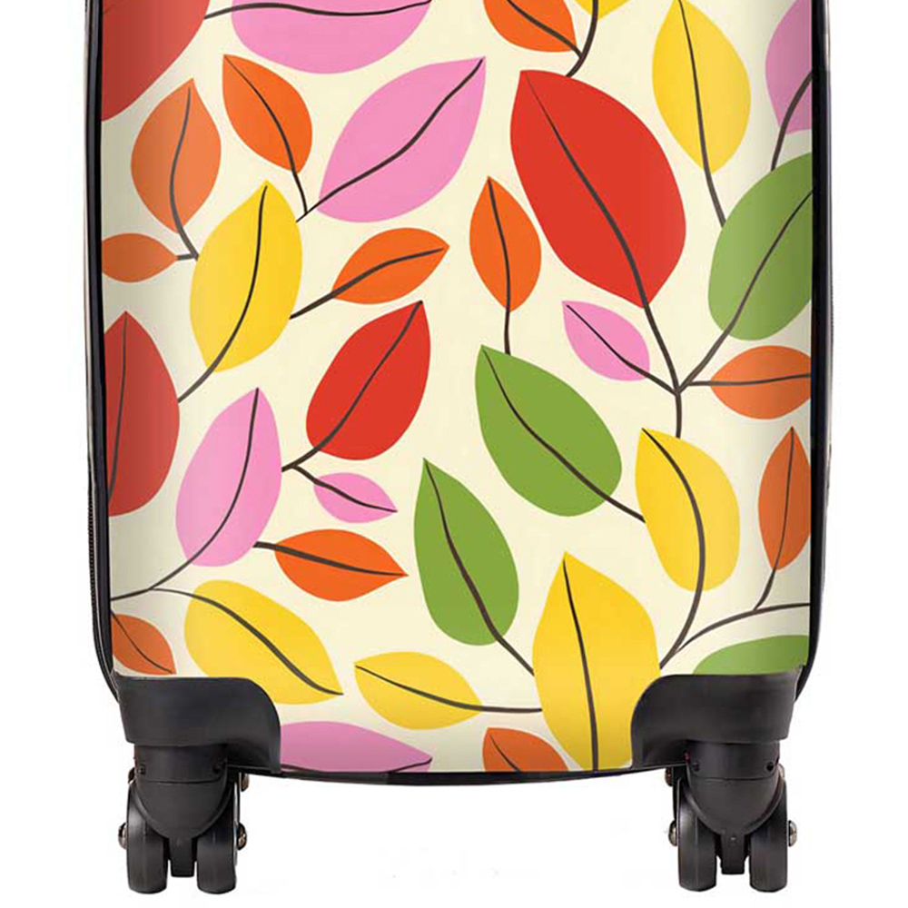 Warren Reed Designer Mini Cabin Autumn Leaves Suitcase Image 2