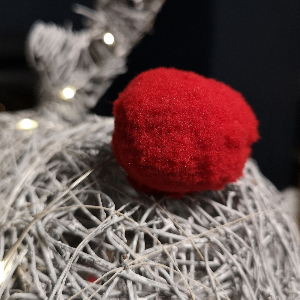 Samuel Alexander Woven Cupid Reindeer LED Christmas Decoration 66cm Image 4