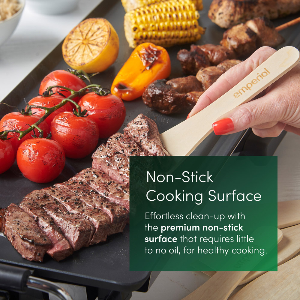 Emperial Teppanyaki Grill with Wooden Spatulas XXL Image 3