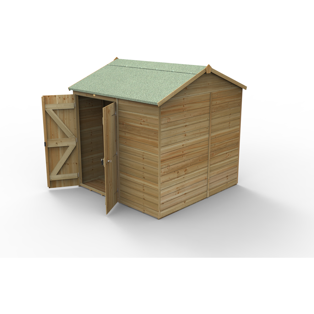 Forest Garden Timberdale 7 x 7ft Reverse Apex Garden Shed Image 3