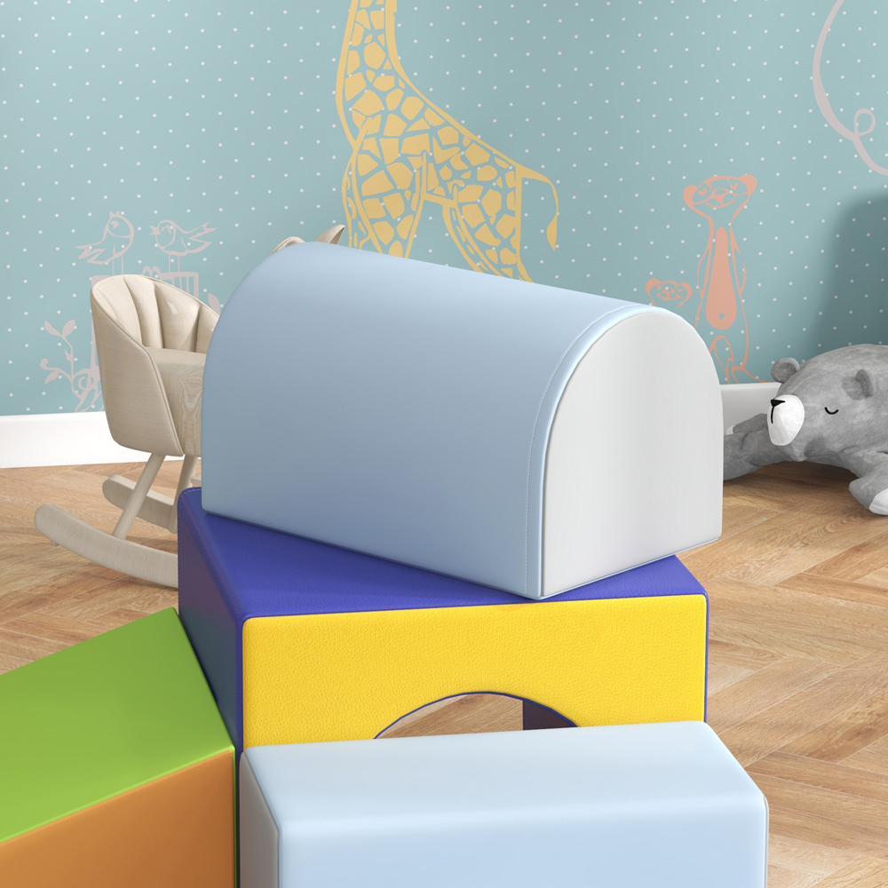 Tommy Toys Kids Blue Soft Foam Block Playset 4 Piece Image 4