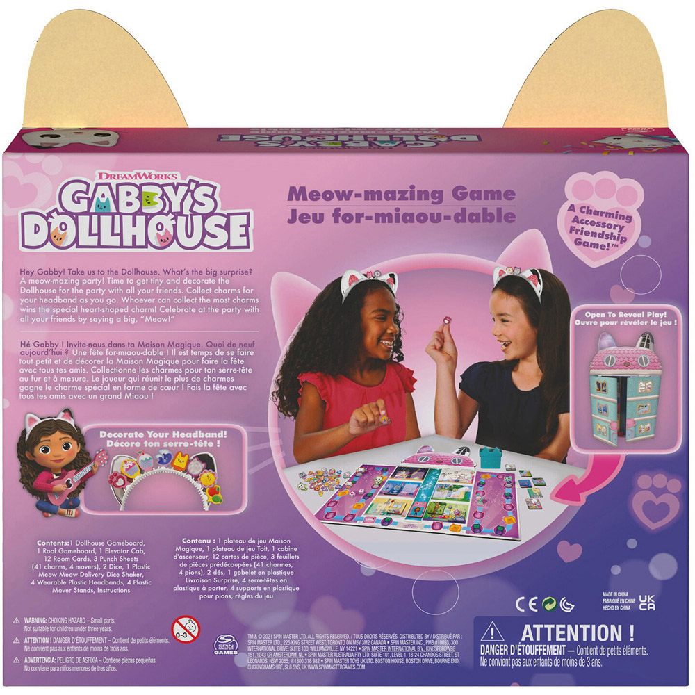 Dreamworks Gabby's Dollhouse  Meow Mazing Game Playset Image 3