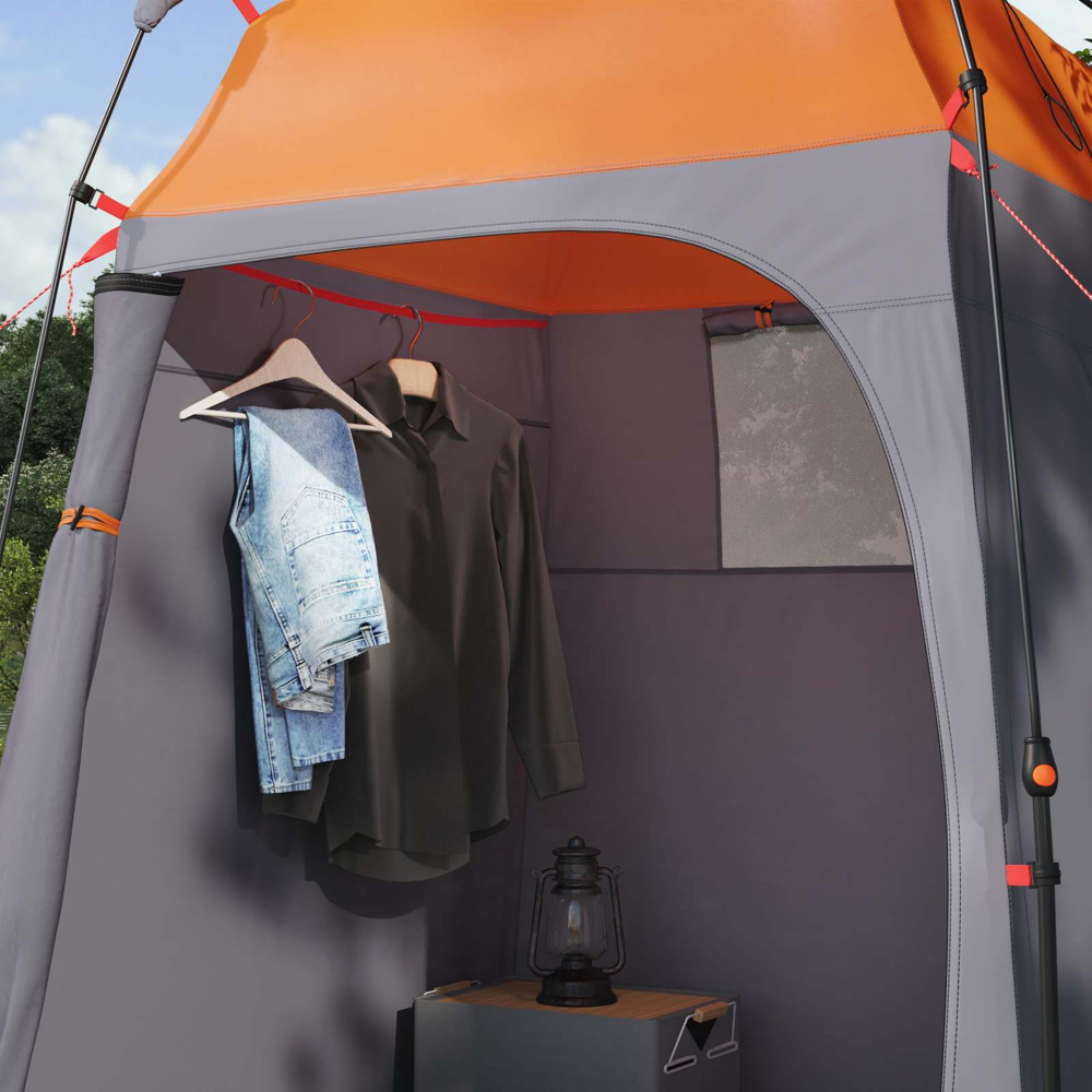 vidaXL Shower Tent Grey Image 8