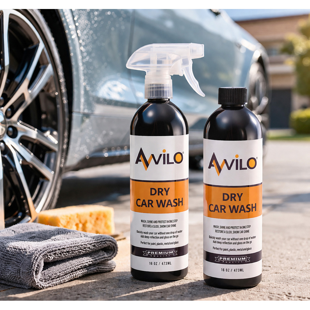 Avilo Dry Waterless Car Cleaning Spray 473ml 2 Pack Image 5