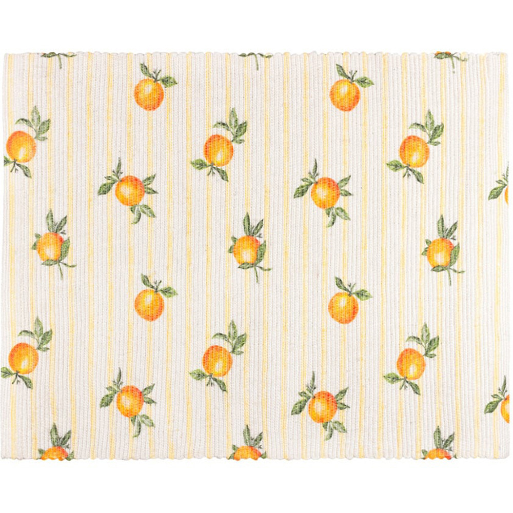 Furn Fruits 4 Pack Yellow Oranges Placemat 36 x 46cm Image 2