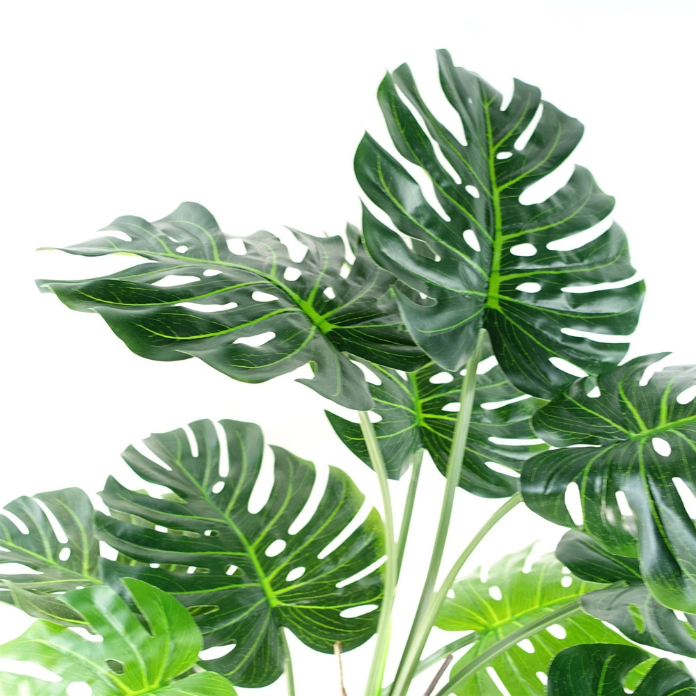 Leaf Luxury Monstera Cheese Artificial Plant in Pot 5ft Image 4