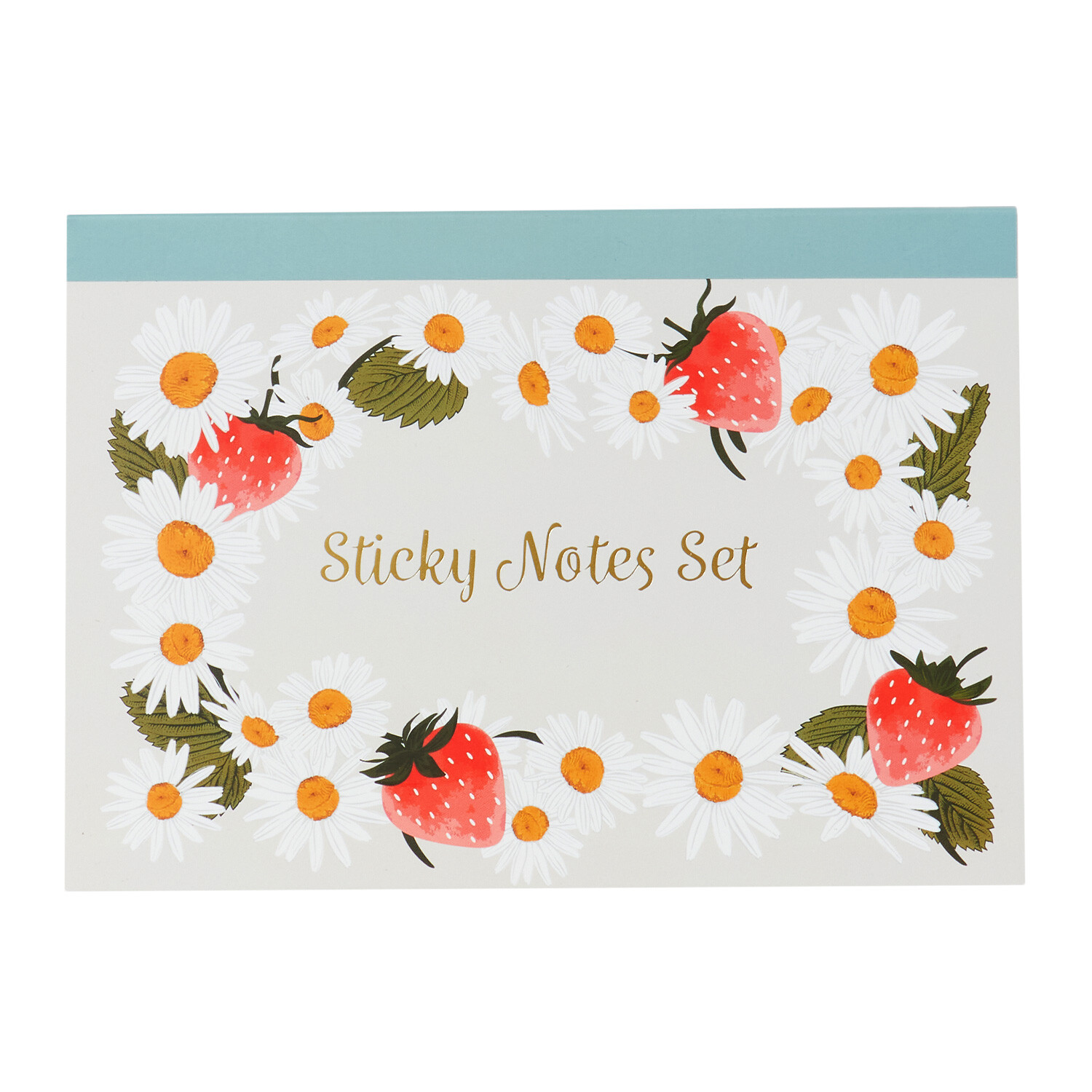 Strawberry A5 Sticky Notes Set Image 1