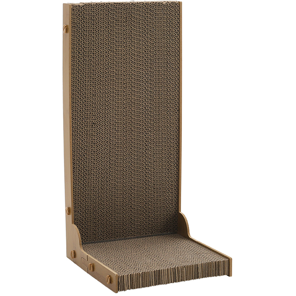 H&O Direct L Shape Corrugated Paper Cat Scratcher Image 1