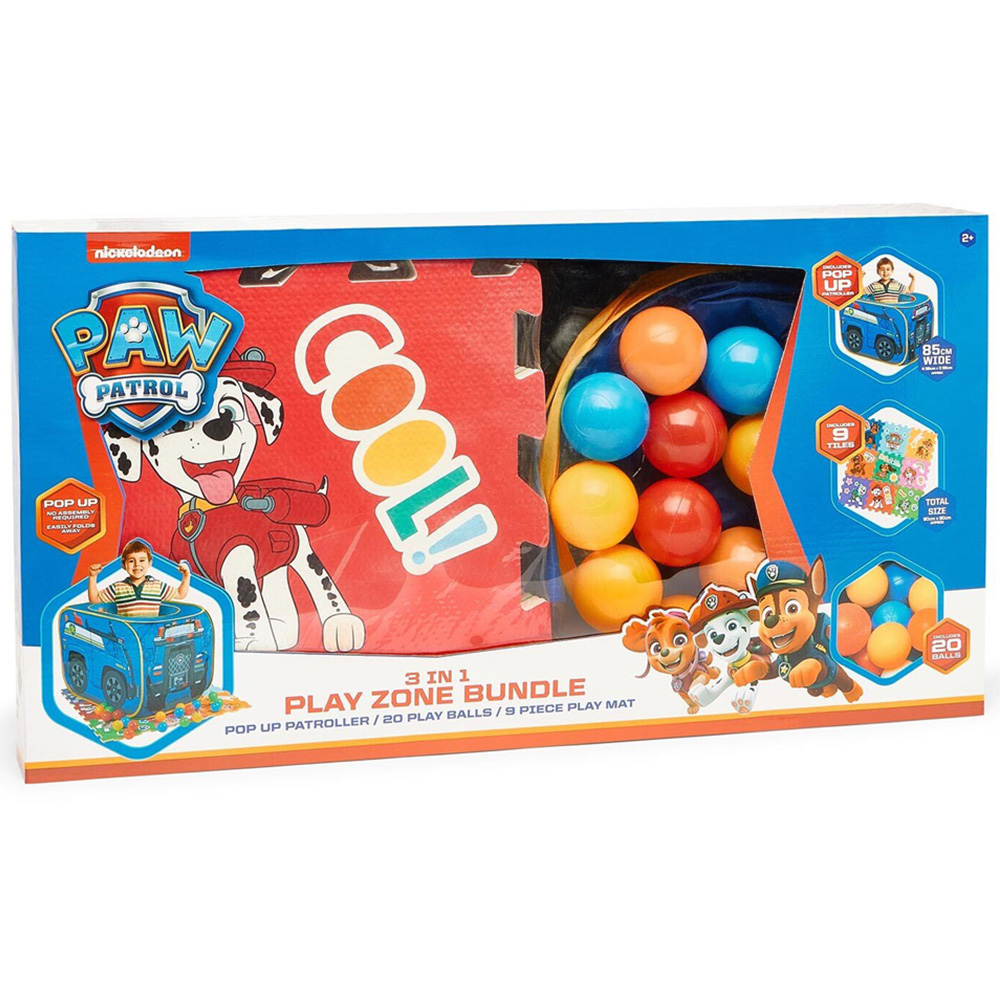 3-in-1 Paw Patrol Play Zone Bundle - Blue Image