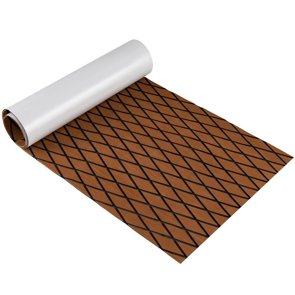 Costway Brown Waterproof Boat Decking Sheet Image 1