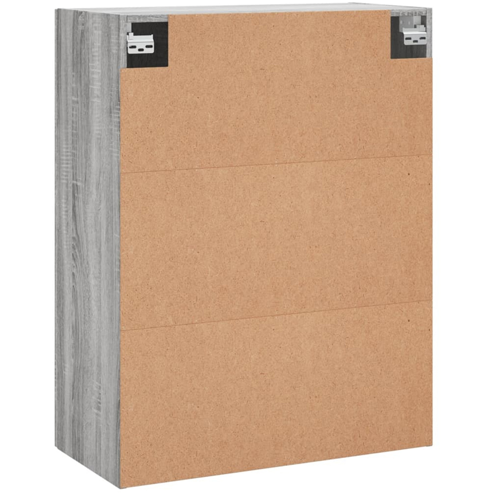 vidaXL 2 Door Grey Sonoma Wall Mounted Cabinet 2 Pack Image 8