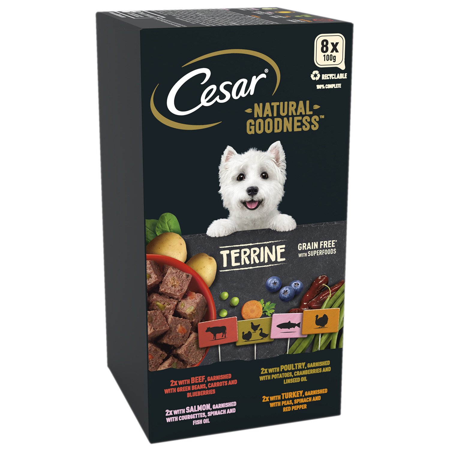 Cesar Natural Goodness Wet Dog Food in Terrine Image 3