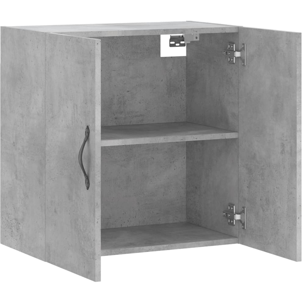 vidaXL 2 Door Concrete Grey Wall Cabinet Image 6