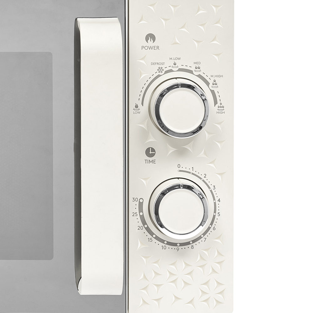 Haden Starbeck 212399 White 20L Manual Microwave 800W Image 3