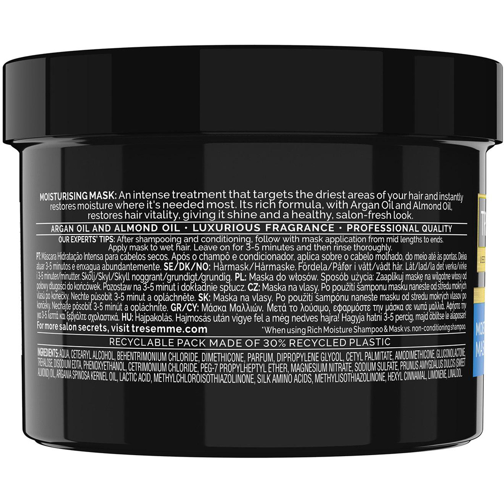TRESemme Rich Moisture Mask 440ml 2 Pack Image 5
