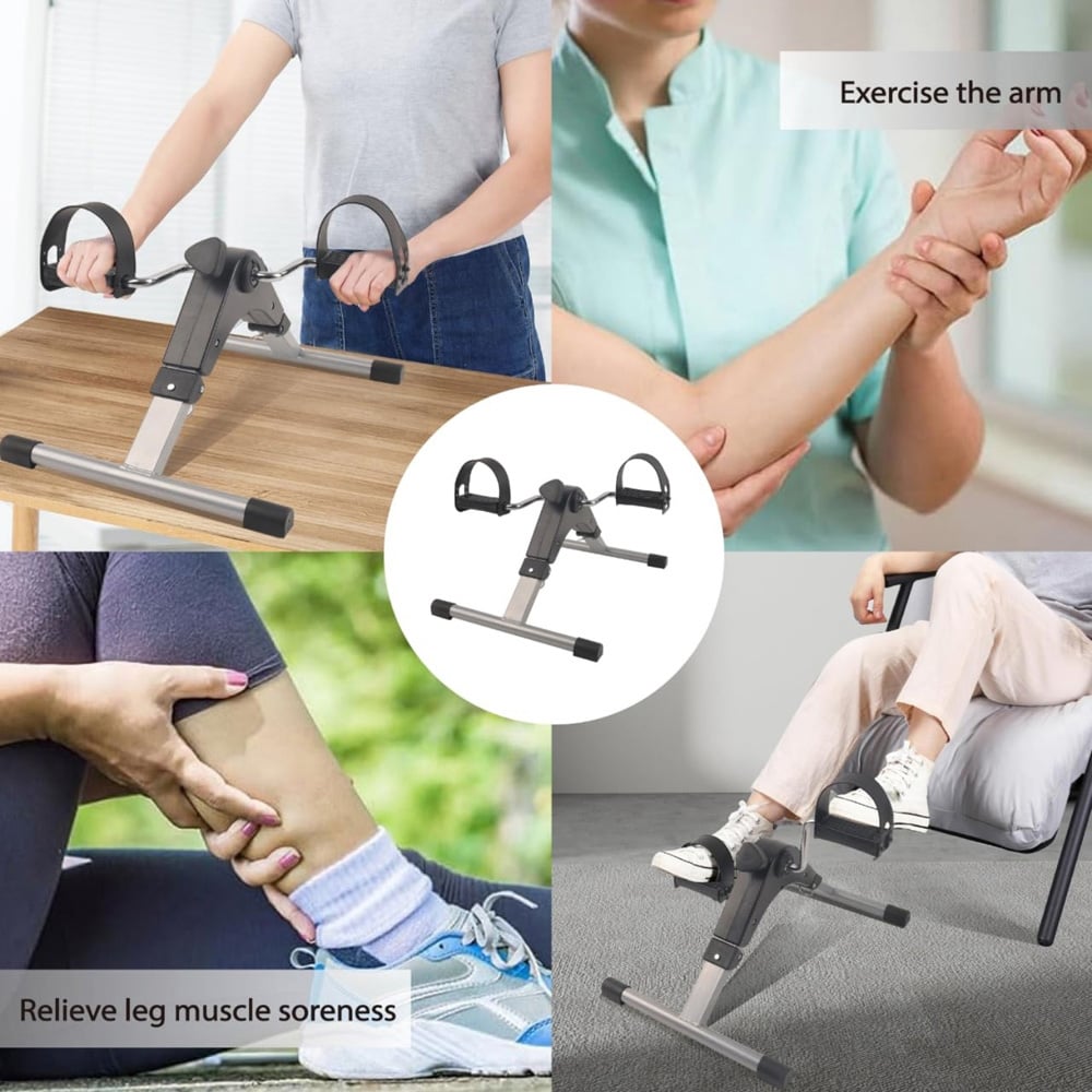 Alivio Portable Mini Bike Pedal Exerciser Machine with LCD Display Image 6