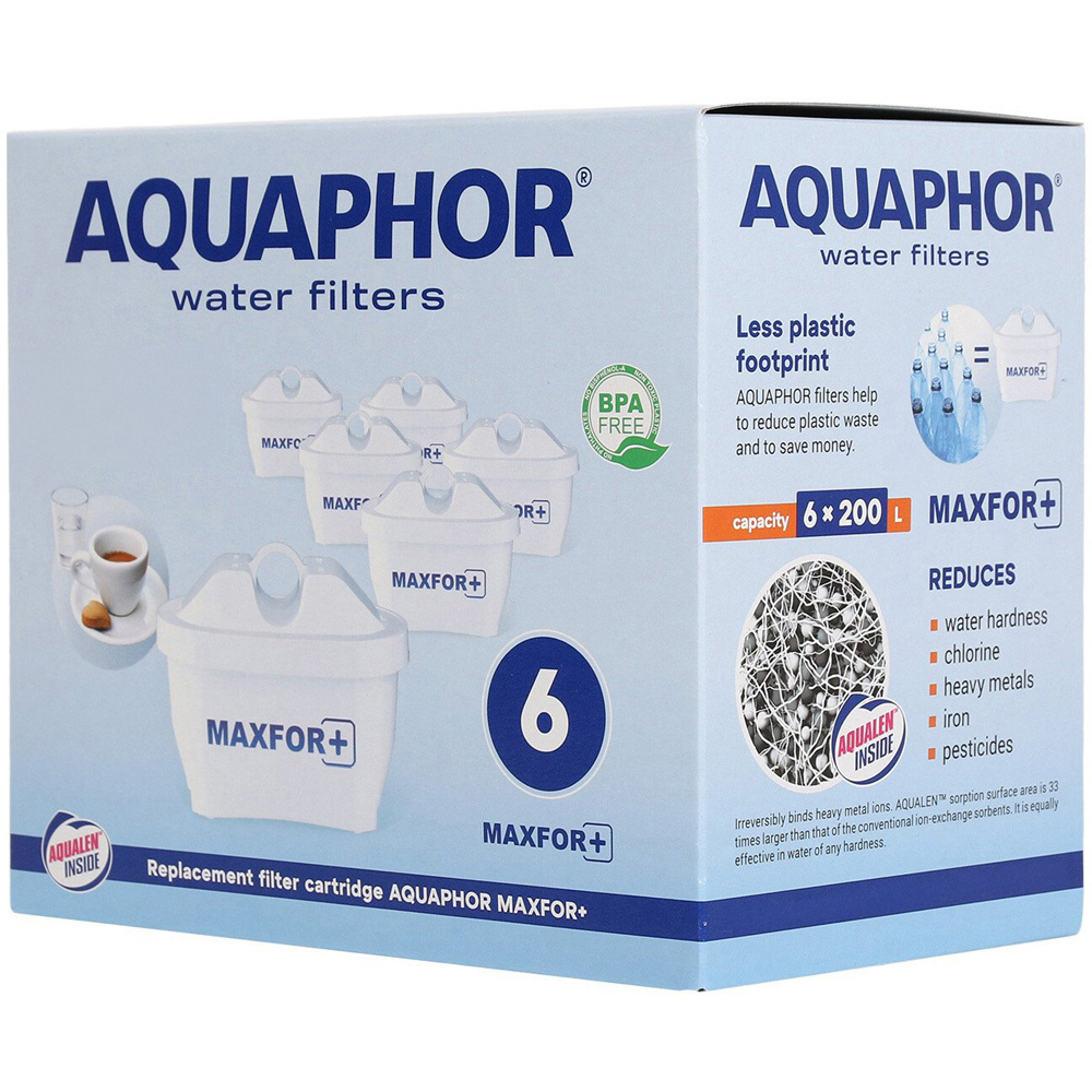 Aquaphor Maxfor Filter Cartridges - Pack of 6 Image 2