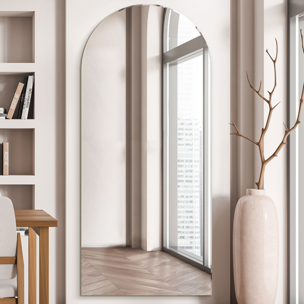 MirrorOutlet The Arcus Frameless Arched Wall Mirror 120 x 50cm Image 2