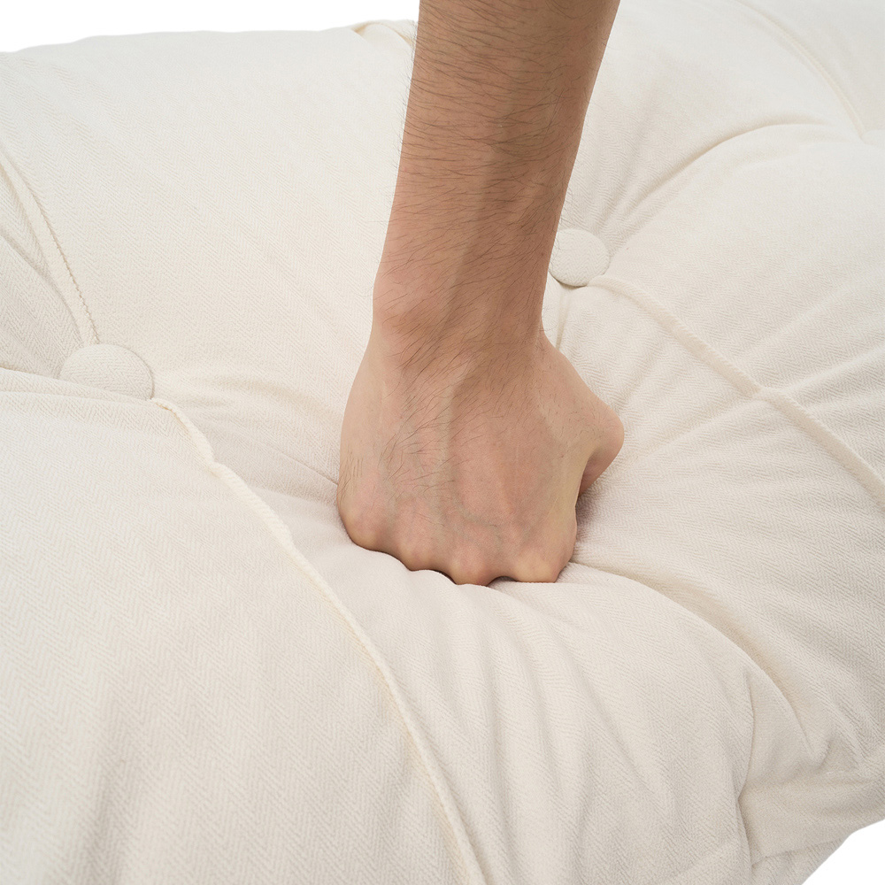 Living and Home Beige Chenille Headboard Pillow 60 x 180cm Image 5