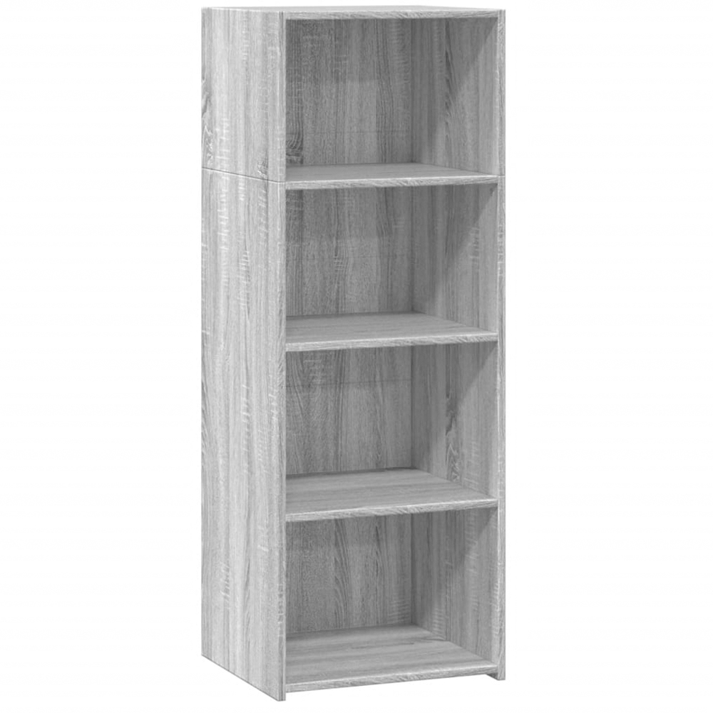 vidaXL 4 Shelf Grey Sonoma Highboard Image 2