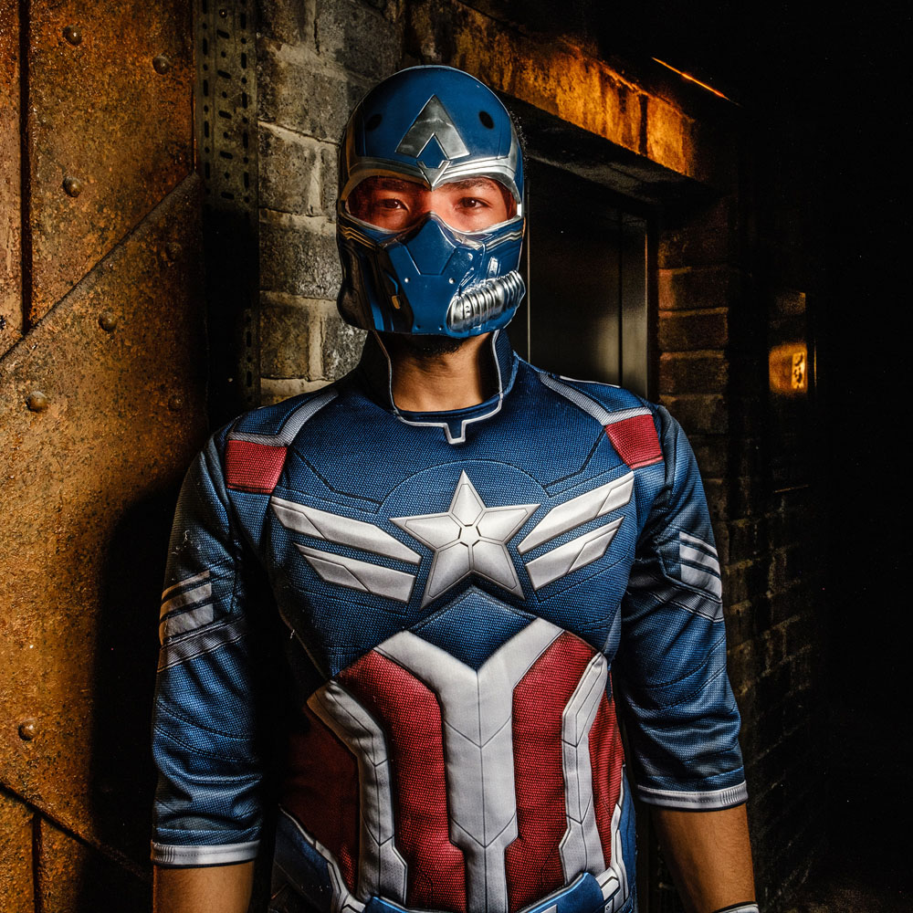 Marvel Deluxe Brave New World Captain America Adult Costume Large Image 7