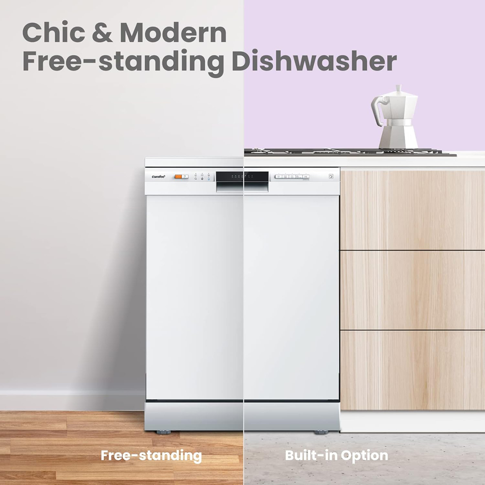Comfee Freestanding Dishwasher with 12 Place Settings Image 2