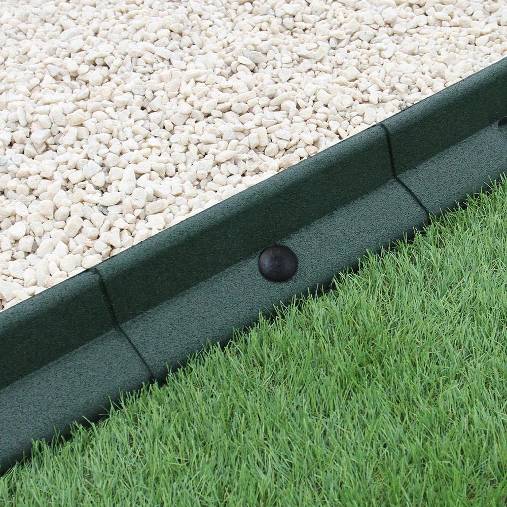 MonsterShop Green 4ft 50 Pack Flexible Lawn Edging | Wilko
