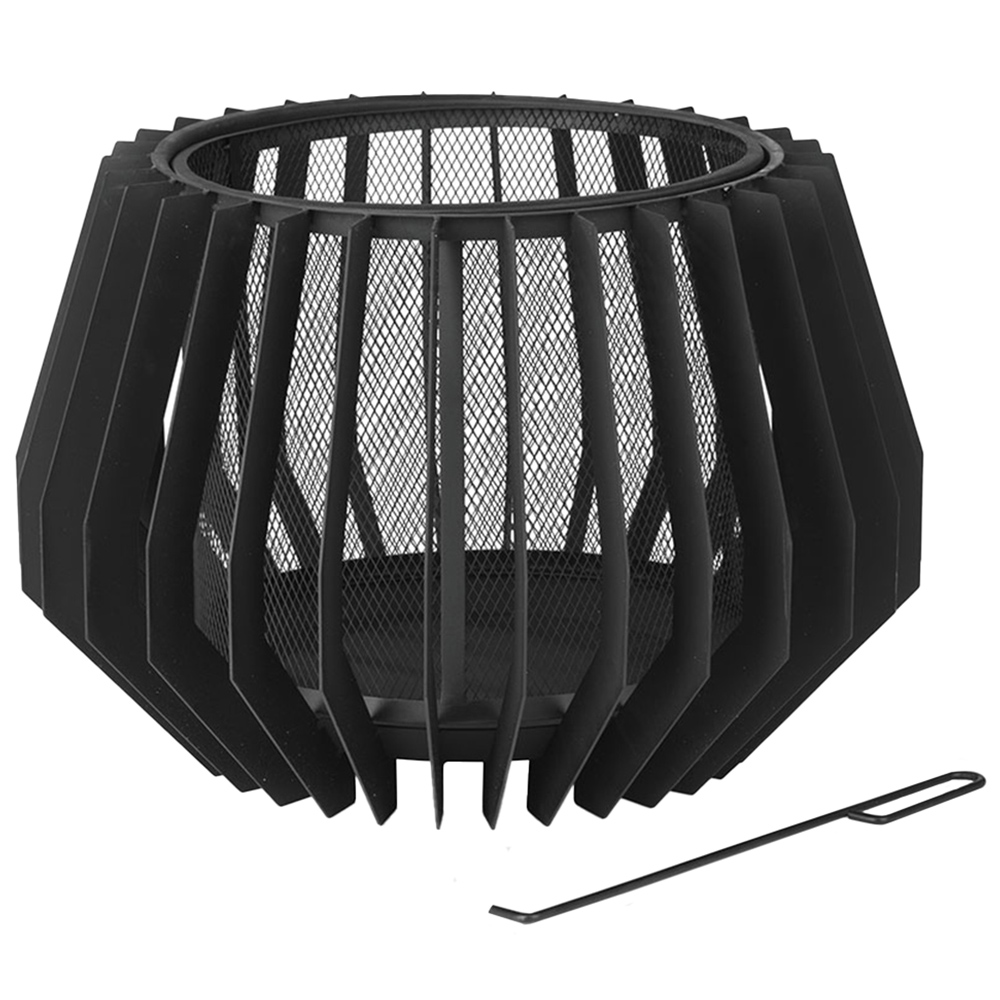 Landmann Black Modern Design Fire Basket Image 1