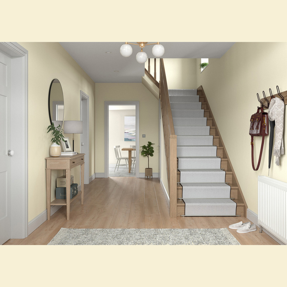 Dulux Trade Primrose White Walls and Ceilings Diamond Matt Paint 2.5L Image 4