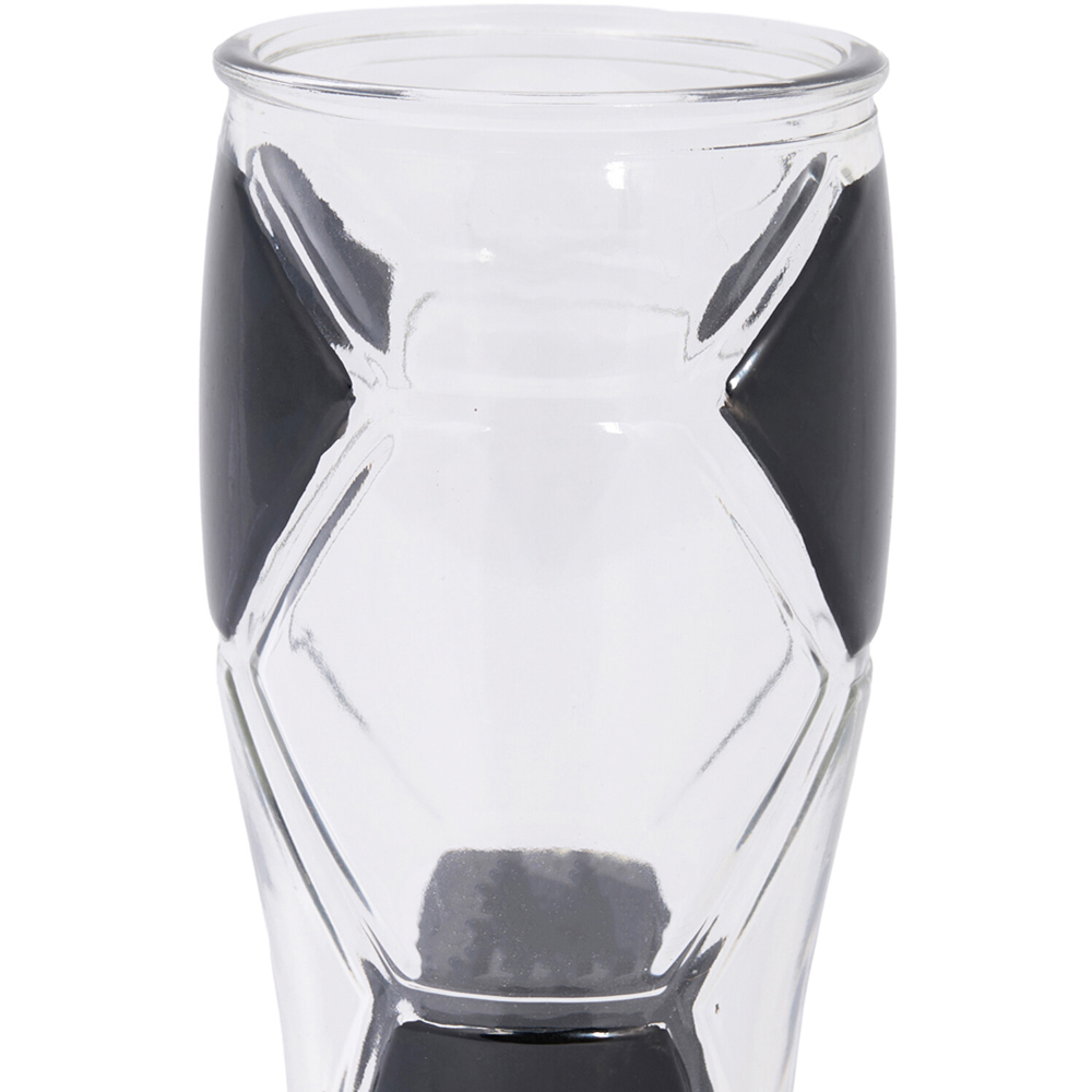 Hand Painted Football Glass Image 3