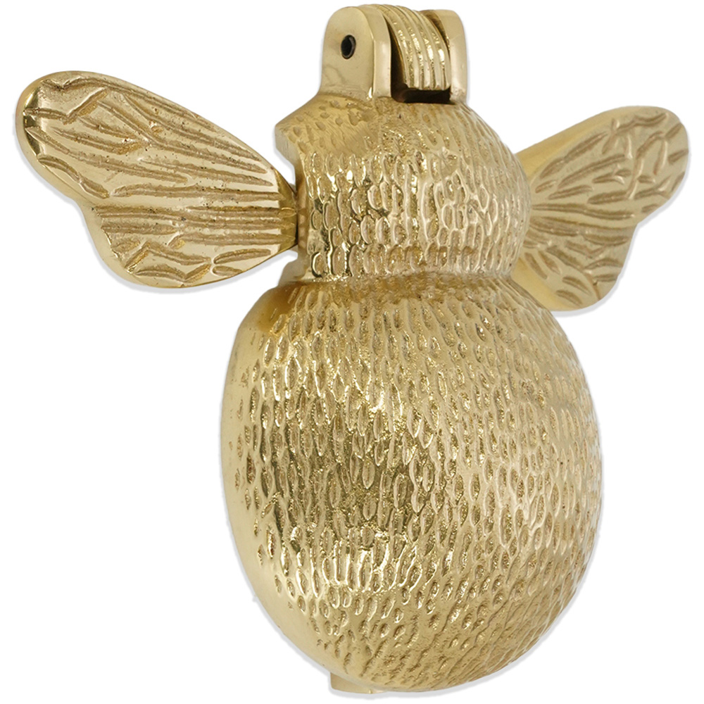 Spira Brass Polished Brass Bumble Bee Door Knocker Image 1