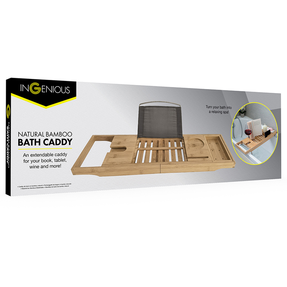 Red5 Natural Bamboo Bath Caddy Image 5