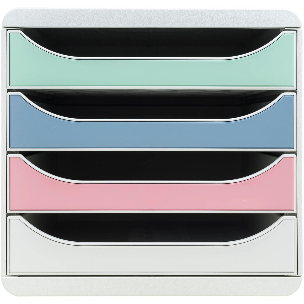 Exacompta Big-Box Autentik 4 Drawer Multicolour Filing Cabinet Image 2