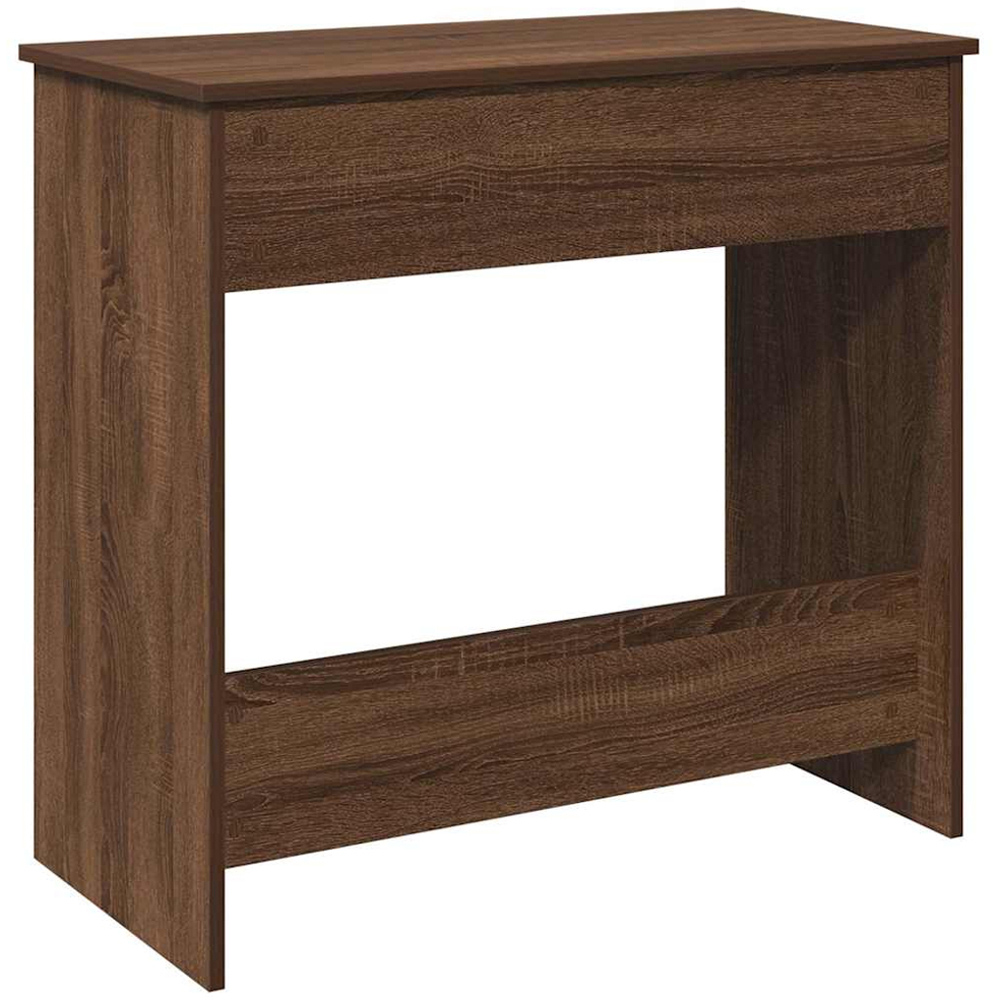 vidaXL Single Drawer Single Shelf Computer Desk Brown Image 5