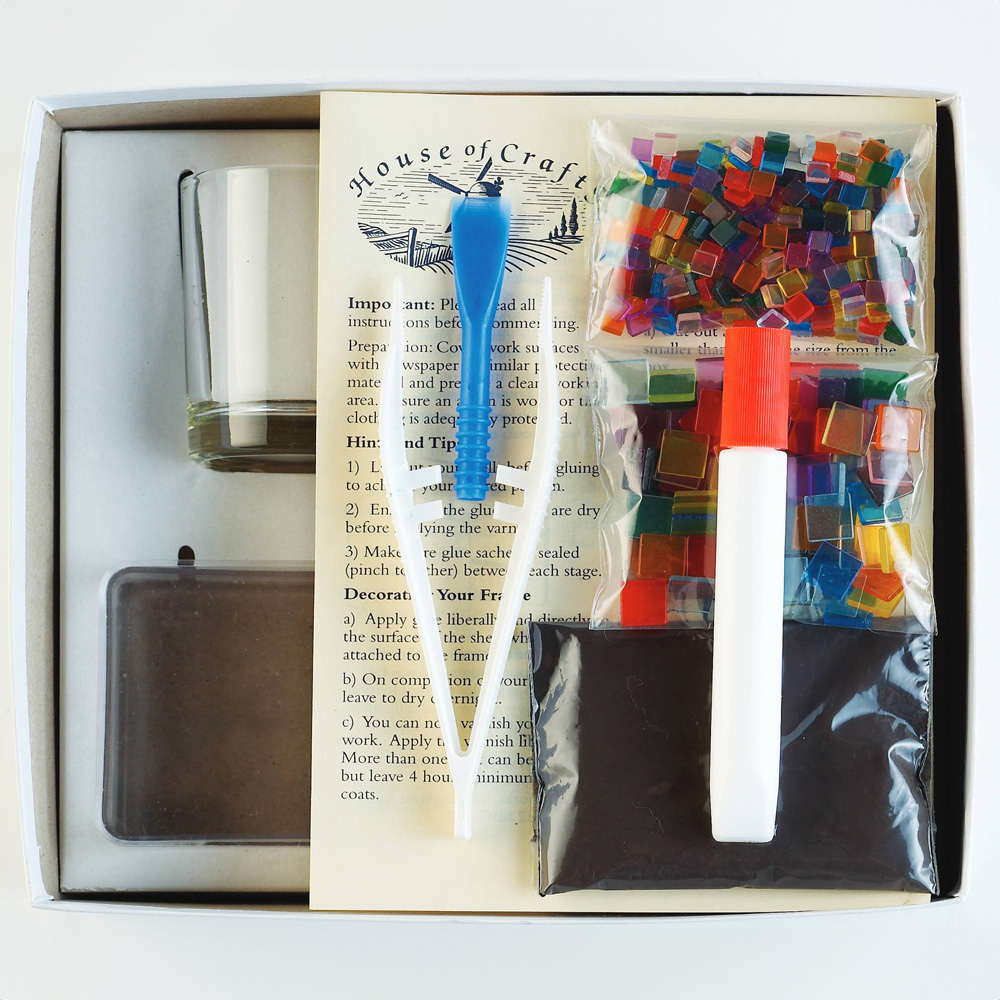 House of Crafts Multicoloured Mosaic Craft Kit Image 2
