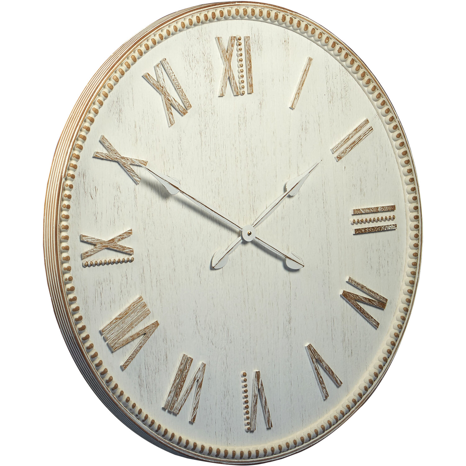 Natural Wooden Bohemia Wall Clock 80cm Image 4