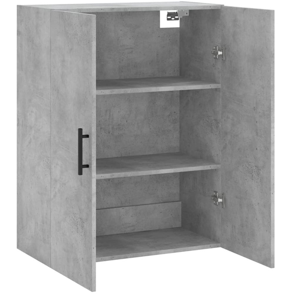 vidaXL 2 Door Concrete Grey Wall Mounted Cabinet Image 4