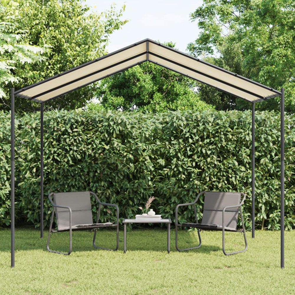 vidaXL 3 x 3m Beige Canopy Tent Image 1