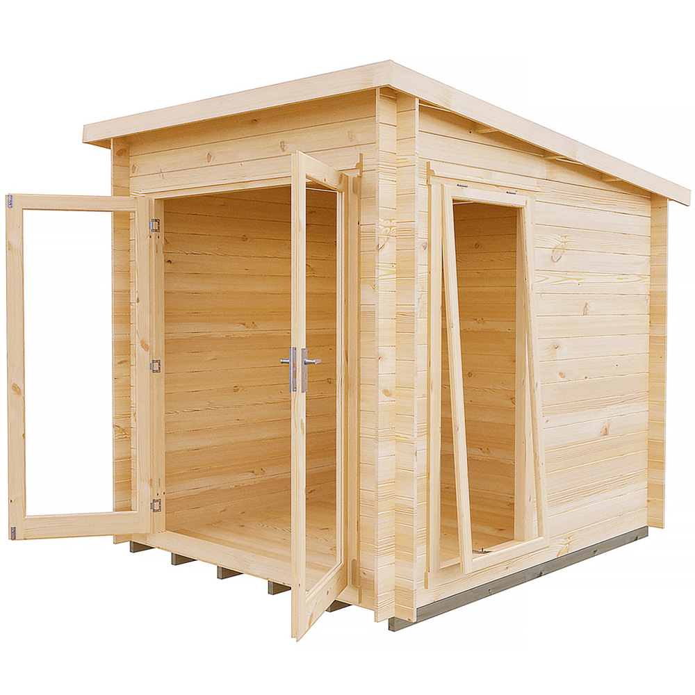 Shire Tilney 8 x 7ft Pent Garden Log Cabin Image 3