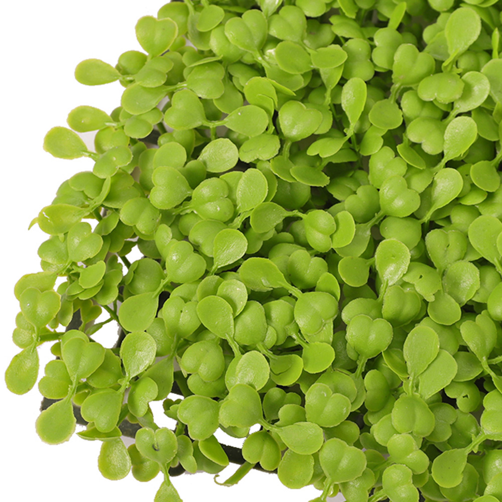 Living and Home Light Green Artificial Plant Hedge Wall Panel 60 x 40cm Image 4