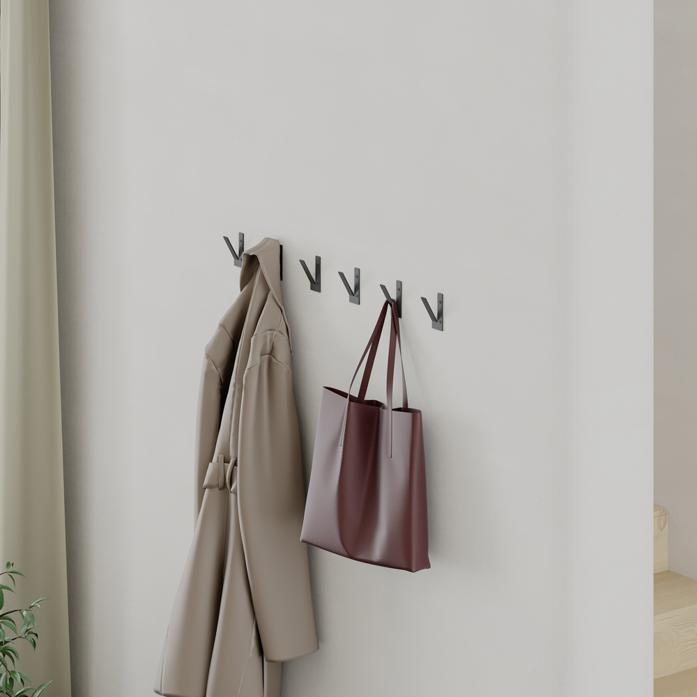 Decortie Nora Metal Hanger Hook Set 3 Pack Image 4
