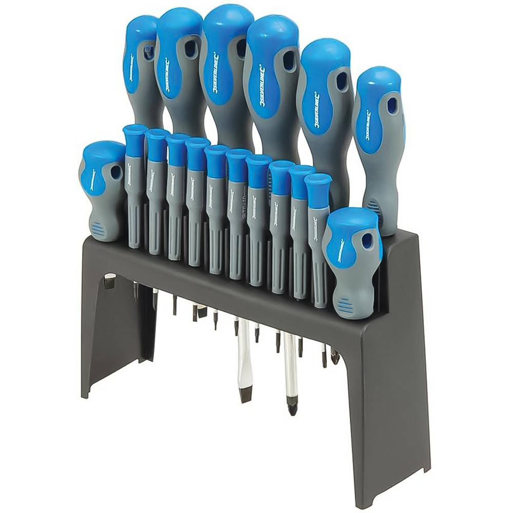 Silverline Soft Grip Screwdriver 18 Piece Set Image 1
