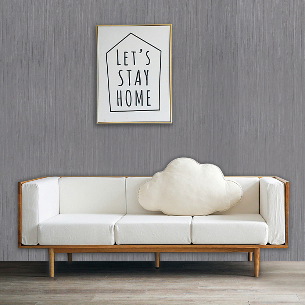 Living and Home Dark Grey PVC Self Adhesive Wallpaper Image 7