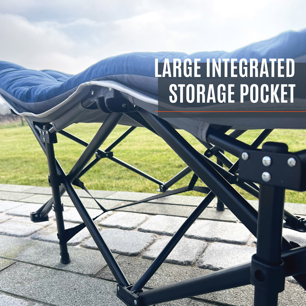 Milestone Camping Folding Camping Bed with Sleeping Pad Image 8